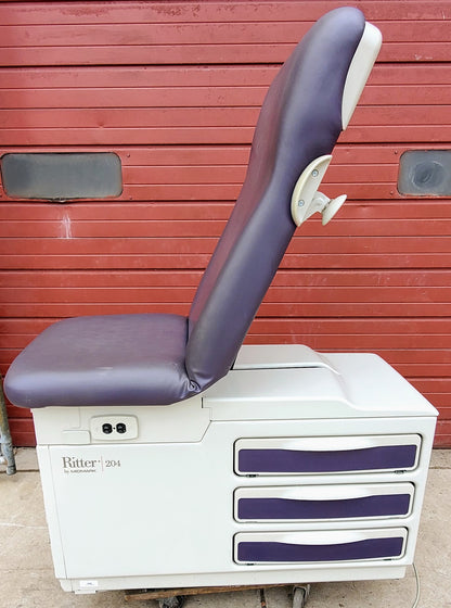 RITTER 204 OBGN PATIENT EXAM TABLE TATTOO OFFICE DOCTOR OBGYN & MANUAL FREE SHIP