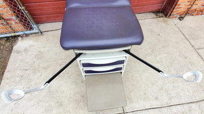 RITTER 204 OBGN PATIENT EXAM TABLE TATTOO OFFICE DOCTOR OBGYN & MANUAL FREE SHIP