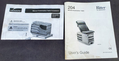 RITTER 204 OBGN PATIENT EXAM TABLE TATTOO OFFICE DOCTOR OBGYN & MANUAL FREE SHIP