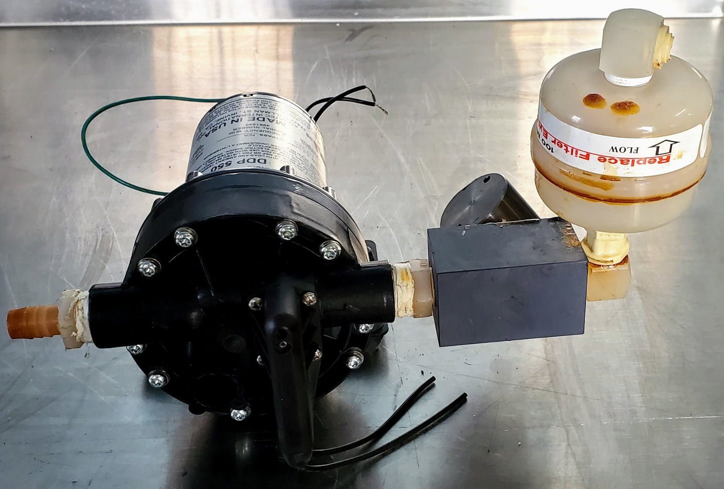 AQUATEC DDP550 HIGH FLOW DELIVERY PUMP with 4 Rubber Feet WATCH VIDEO FREE SHIP