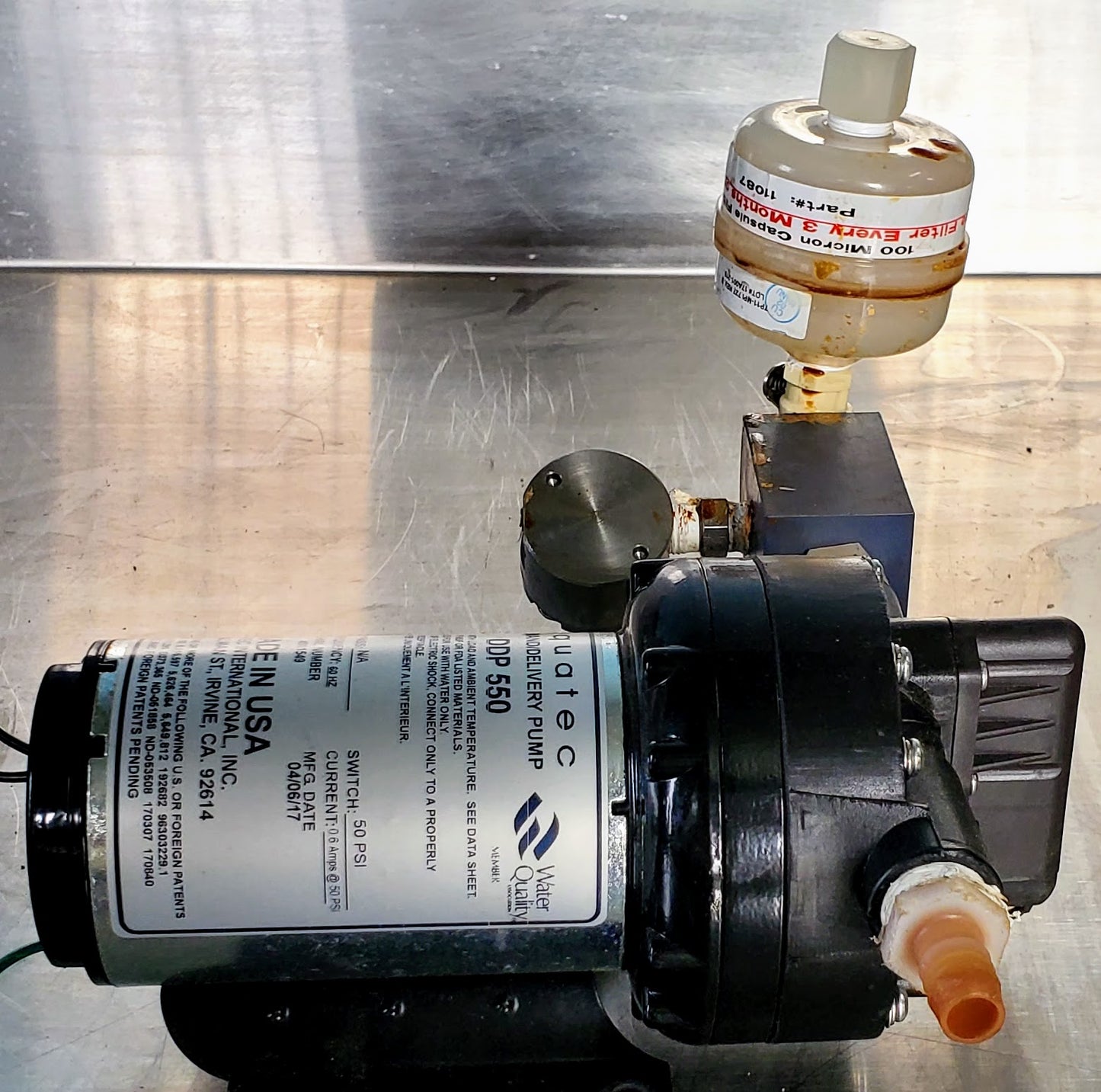 AQUATEC DDP550 HIGH FLOW DELIVERY PUMP with 4 Rubber Feet WATCH VIDEO FREE SHIP