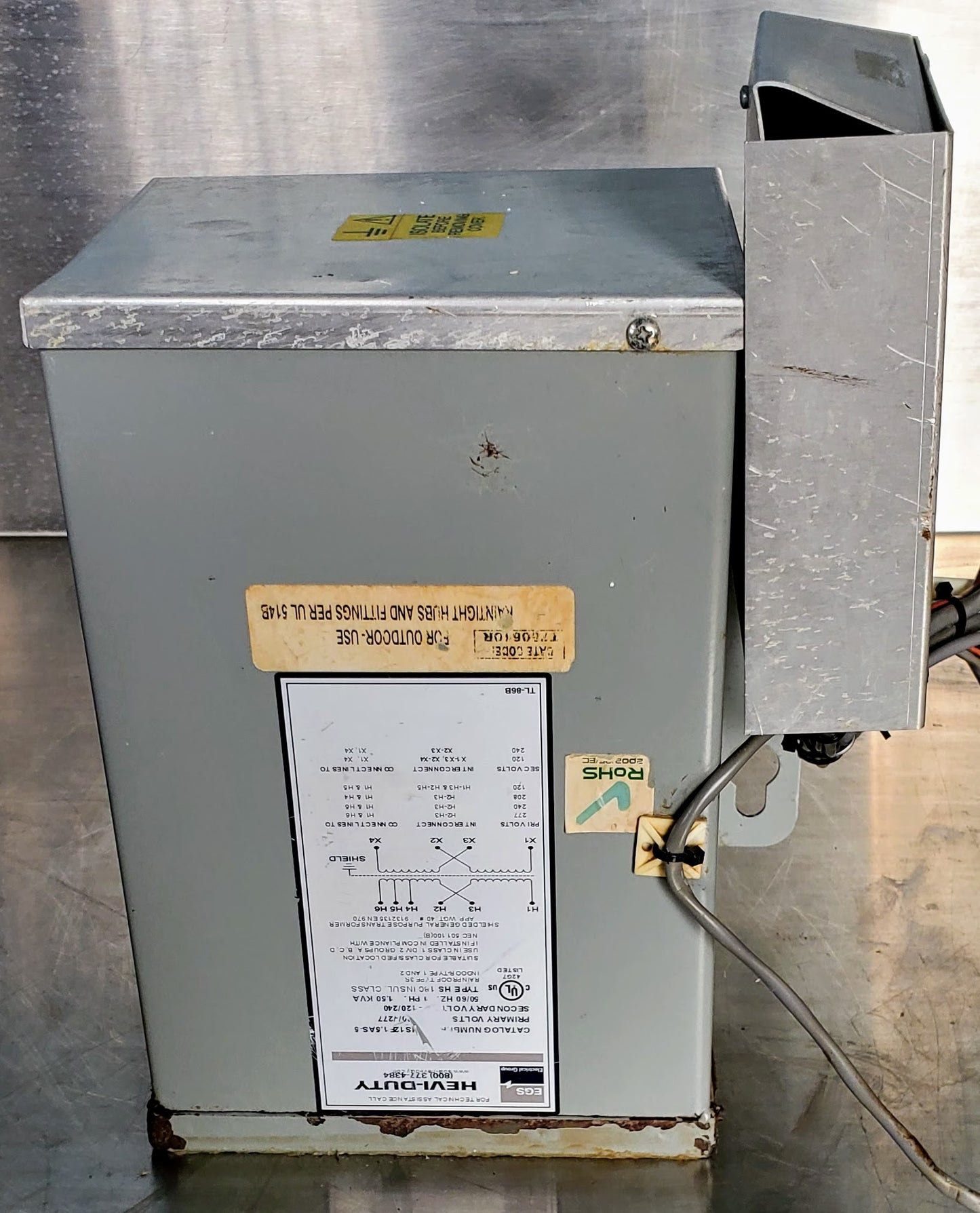 EGS SOLA-HD HEVI-DUTY 1.5KVA HS12F1.5AS5 TRANSFORMER 90 DAY WARRANTY FREE SHIP