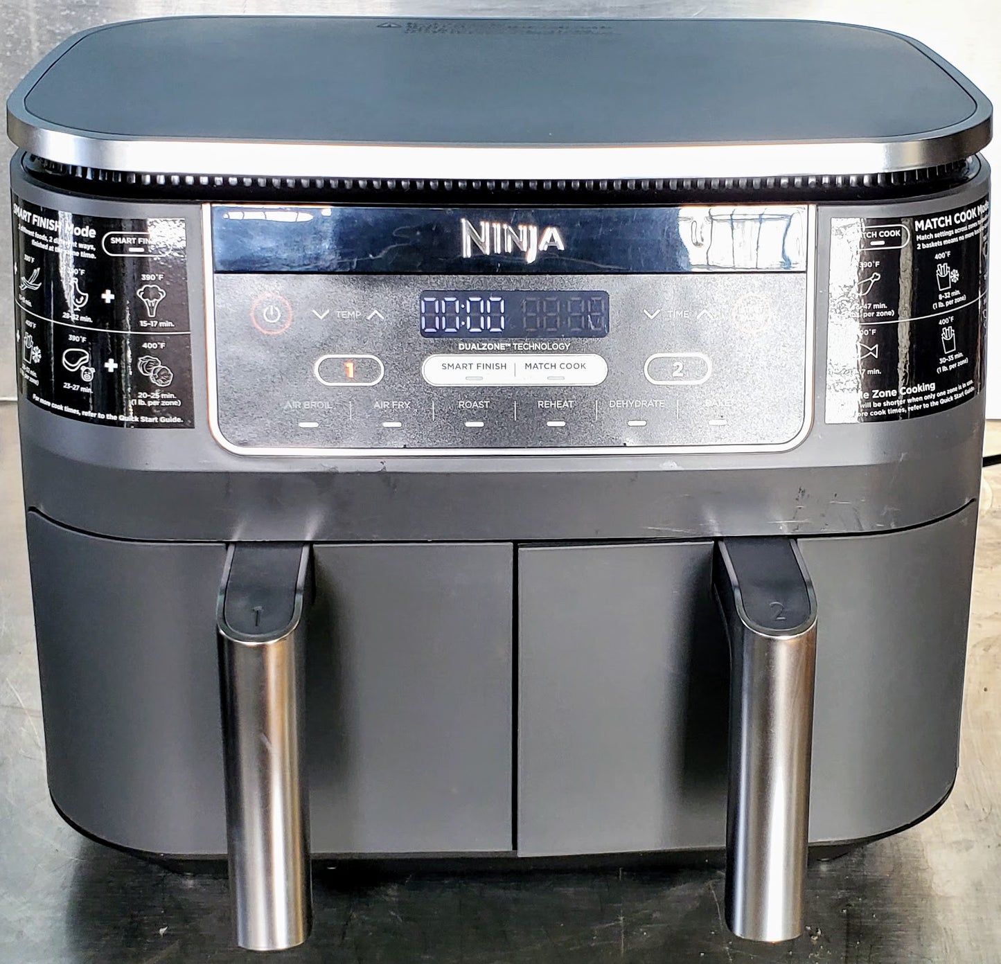 NINJA® FOODI® DOUBLE BASKET AIR FRYER DZSERIES 90DAYWarranty WATCHVIDEO FREESHIP