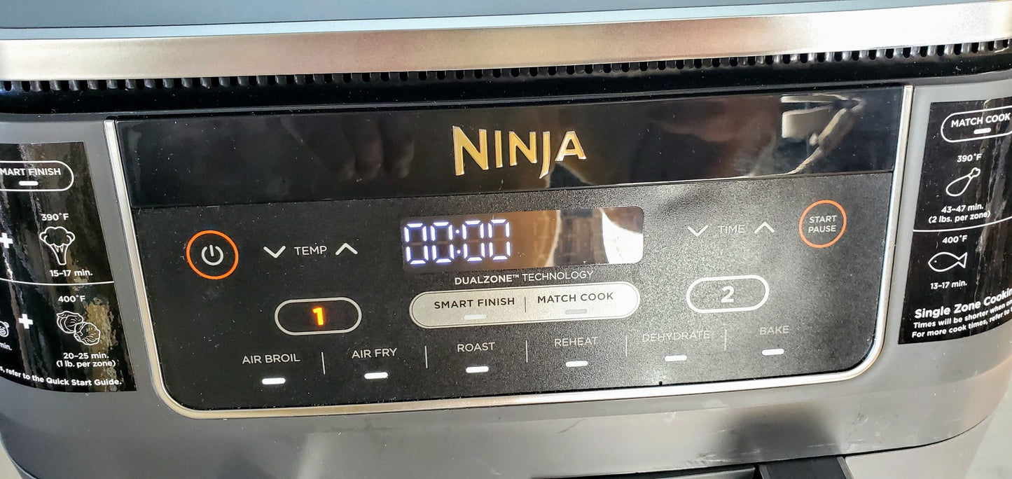 NINJA® FOODI® DOUBLE BASKET AIR FRYER DZSERIES 90DAYWarranty WATCHVIDEO FREESHIP