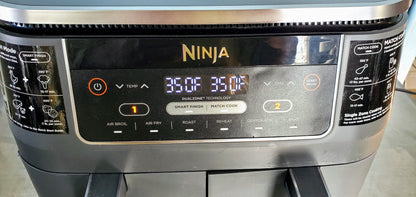 NINJA® FOODI® DOUBLE BASKET AIR FRYER DZSERIES 90DAYWarranty WATCHVIDEO FREESHIP