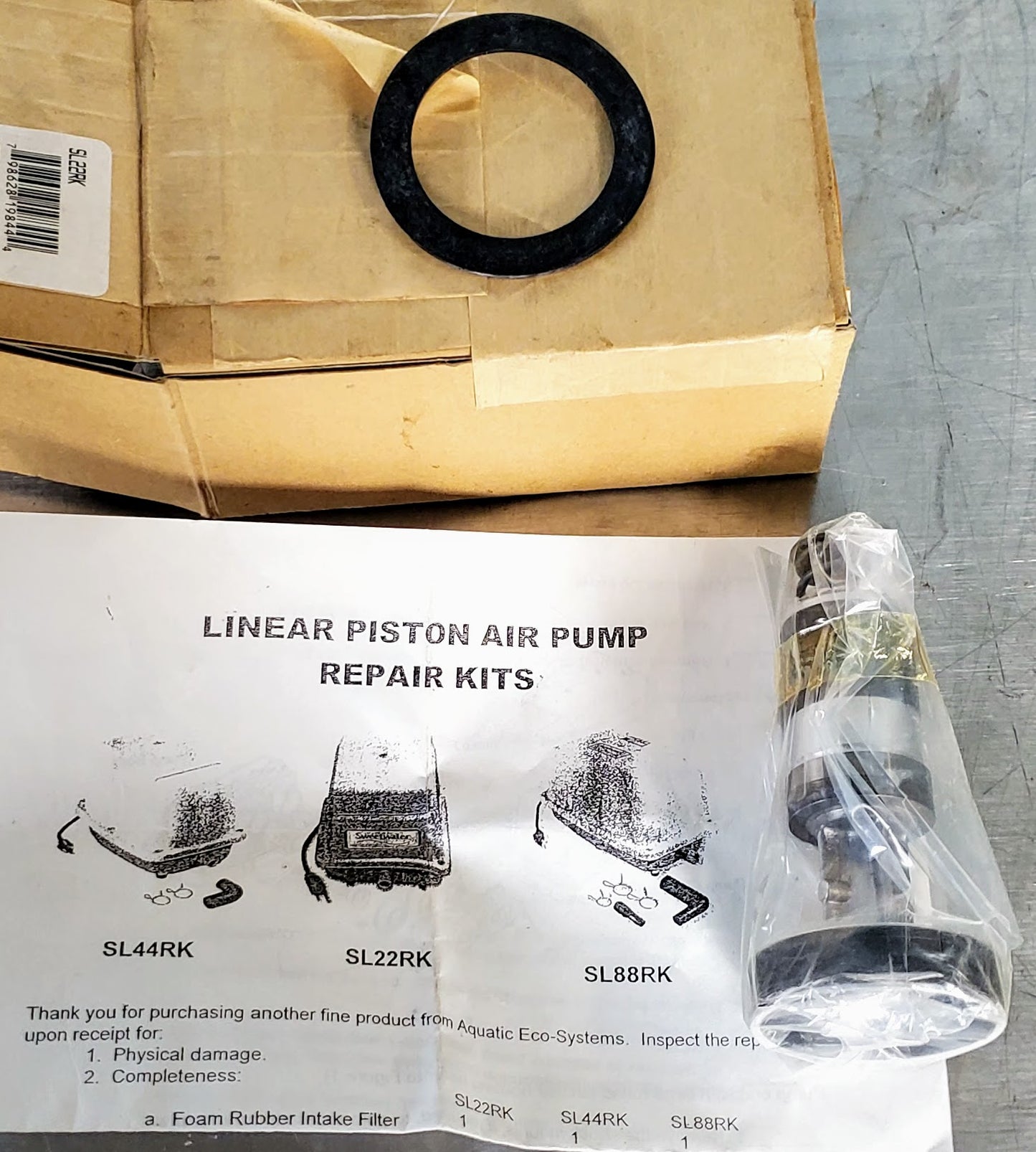 AQUATIC SL22RK REPAIR KIT LINEAR PISTON AIR PUMP 90DAYWARRANTY FREESHIP