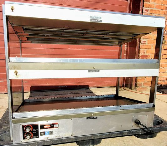 HATCO MODEL GRSDS-36D SLANT MERCHANDISING DISPLAY WARMER WATCH VIDEO FREE SHIP