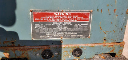 THER-MONIC 50 SPECIALTY INDUCTION HEATER GENERATOR TAYLOR WATCH VIDEO FREE SHIP