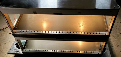 HATCO MODEL GRSDS-36D SLANT MERCHANDISING DISPLAY WARMER WATCH VIDEO FREE SHIP