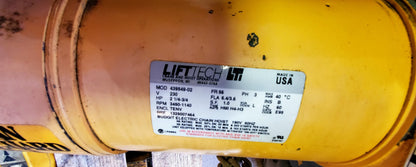 YALE BUDGIT MAN-GUARD 3-PHASE 3TON CHAIN HOIST PUSH TROLLEY MOUNT FREE SHIPPING