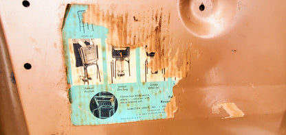 RARE DESIGN SET 4 VINTAGE KITCHEN CHAIRS by HAMILTON COSTCO of INDIANA FREESHIP