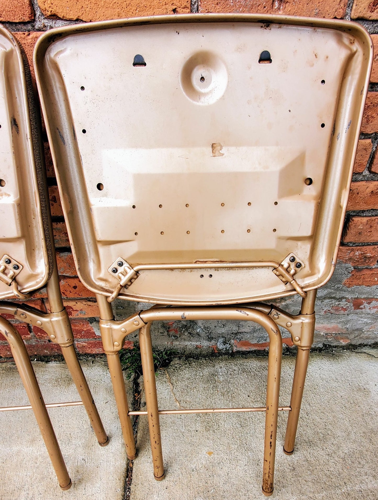 RARE DESIGN SET 4 VINTAGE KITCHEN CHAIRS by HAMILTON COSTCO of INDIANA FREESHIP