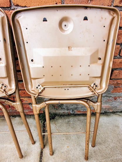 RARE DESIGN SET 4 VINTAGE KITCHEN CHAIRS by HAMILTON COSTCO of INDIANA FREESHIP