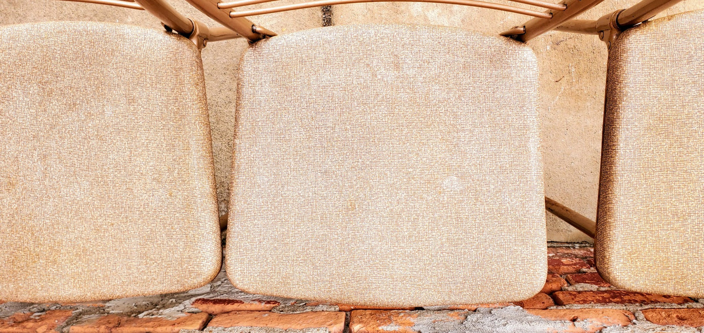 RARE DESIGN SET 4 VINTAGE KITCHEN CHAIRS by HAMILTON COSTCO of INDIANA FREESHIP