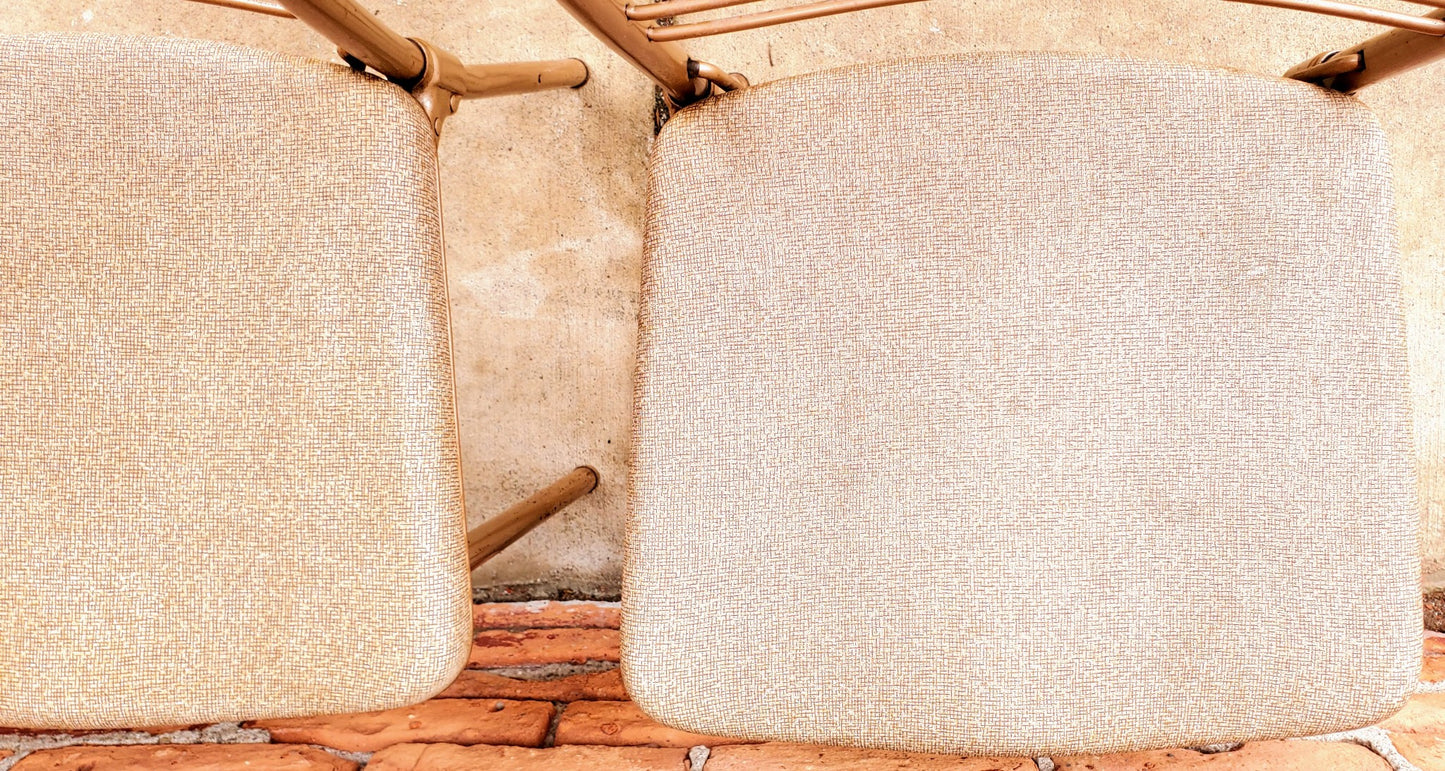 RARE DESIGN SET 4 VINTAGE KITCHEN CHAIRS by HAMILTON COSTCO of INDIANA FREESHIP