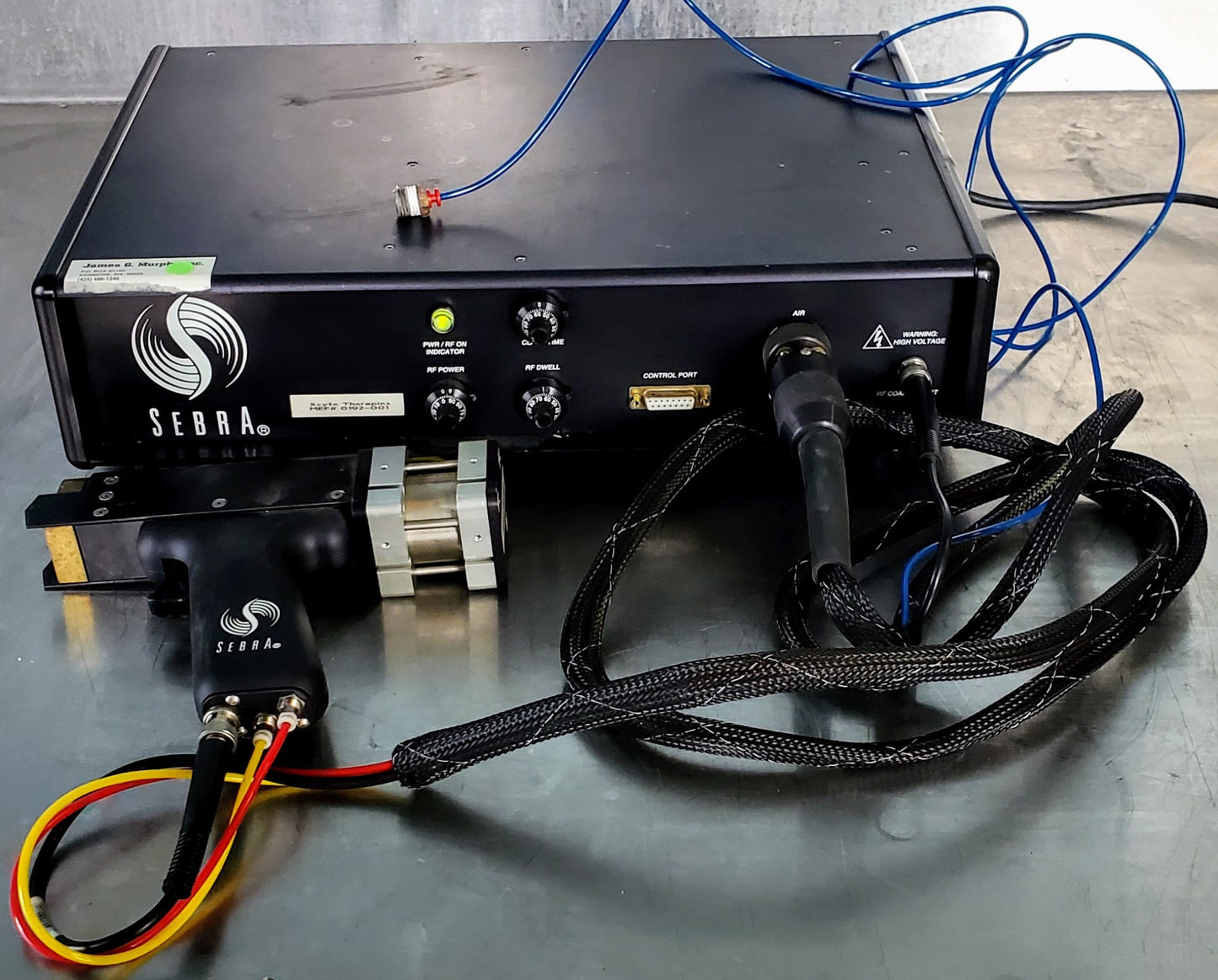 VANTE SEBRA 3120 HAND-HELD TUBE SEALER SYSTEM OP.MANUAL 90DAYWARRANTY WATCHVIDEO