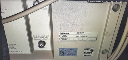 TEKTRONIX 2247A OSCILLOSCOPE MANUAL & K212 PORTABLE INSTRUMENT CART FREESHIPPING