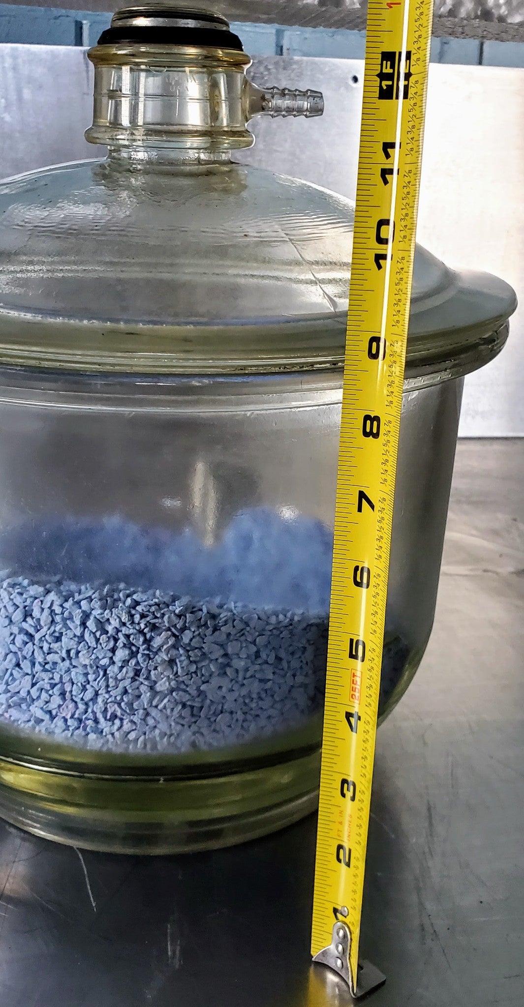 KIMAX 55/38 LAB GLASS & LID with VACUUM 7.5L DESSICATOR BOROSILICATE FREE SHIP