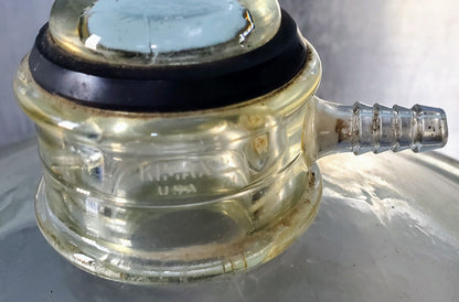 KIMAX 55/38 LAB GLASS & LID with VACUUM 7.5L DESSICATOR BOROSILICATE FREE SHIP