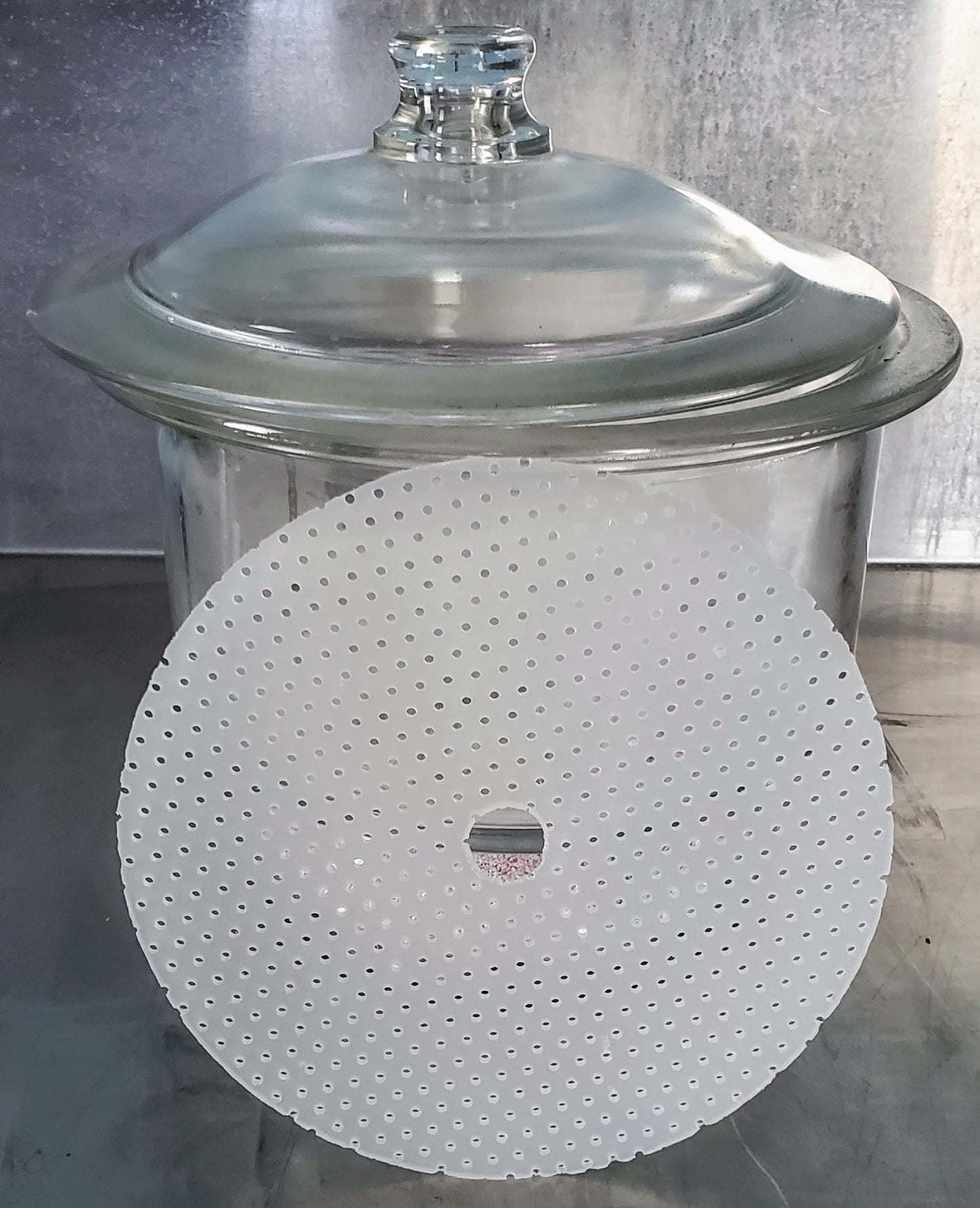 LIKEPYREX 55/38 LAB GLASS & LID 7.5L DESSICATOR BOROSILICA & PLATE FREE SHIPPING