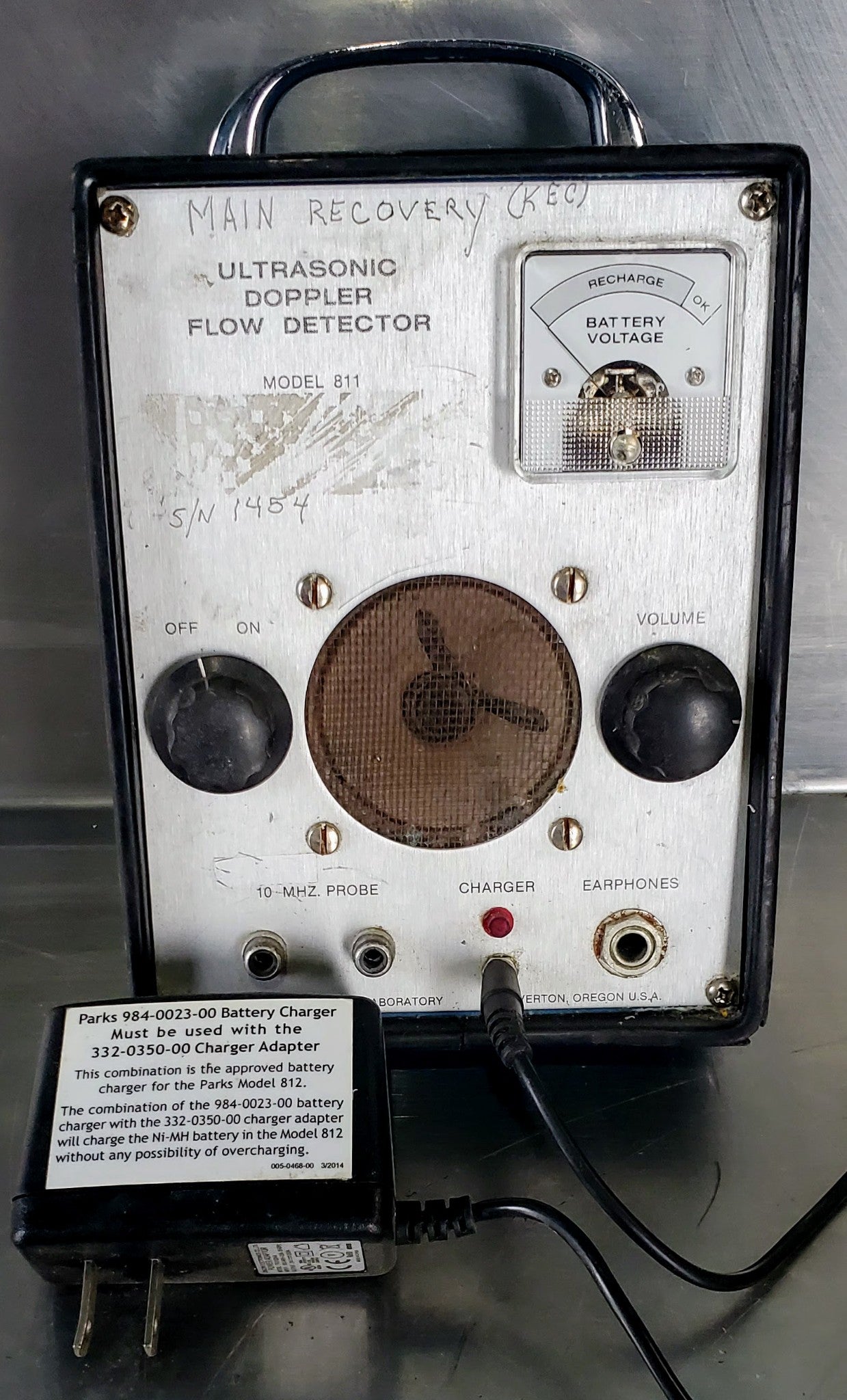 ULTRASONIC DOPPLER MODEL 811 FREE SHIP