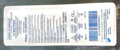 EXPIRED Lot 50 Sealed Packs SYRINGE LIEBEL-FLARSHEIM CT 9000 MULTIPACK 200 ML