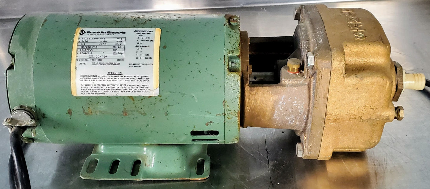 BURKS™ 10CS5M-AB ALL BRONZE IMPELLER 1HP TURBINE WATER PUMP FREESHIP WATCHVIDEO