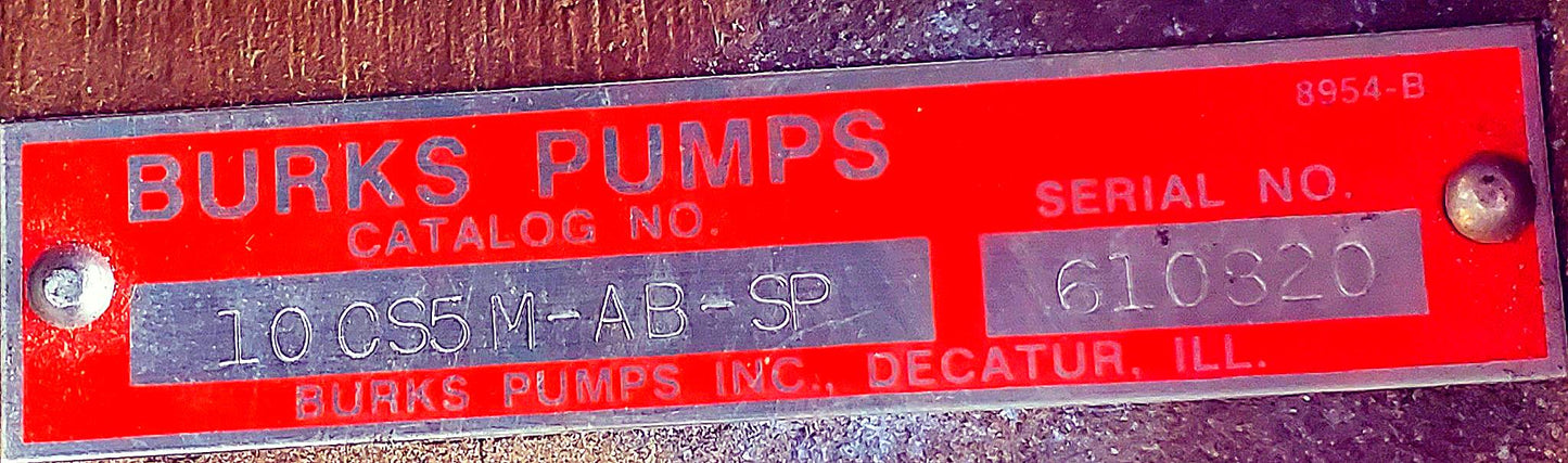 BURKS™ 10CS5M-AB ALL BRONZE IMPELLER 1HP TURBINE WATER PUMP FREESHIP WATCHVIDEO