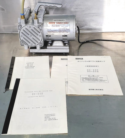 ULVAC SINKU KIKO DA-60S DIAPHRAGM VACUUM PUMP 90DAYWARRANTY FREESHIP WATCH VIDEO
