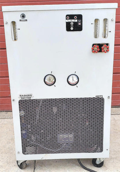 HASKRIS R400 WATERCOOL 3PHASE CHILLER FLOW HEAT EXCHANGER RECIRCULATING WARRANTY