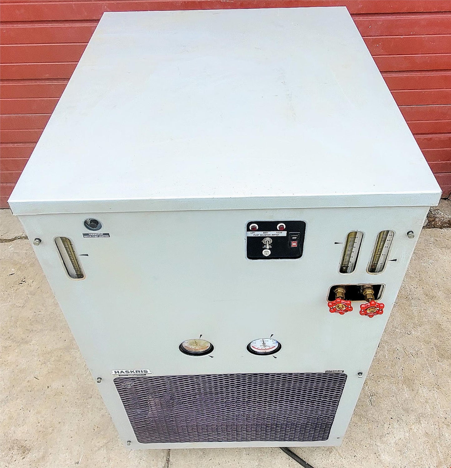 HASKRIS R400 WATERCOOL 3PHASE CHILLER FLOW HEAT EXCHANGER RECIRCULATING WARRANTY