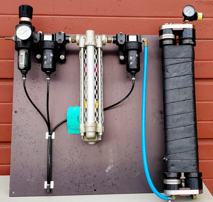 PNEUMATIC ADSORPTION DESSICATION DRYER DELTECH SCHRADER BELLOW AIR FILTER SYSTEM