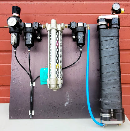 PNEUMATIC ADSORPTION DESSICATION DRYER DELTECH SCHRADER BELLOW AIR FILTER SYSTEM