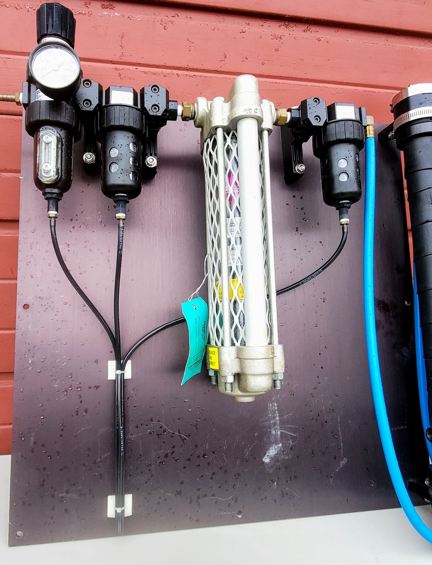 PNEUMATIC ADSORPTION DESSICATION DRYER DELTECH SCHRADER BELLOW AIR FILTER SYSTEM