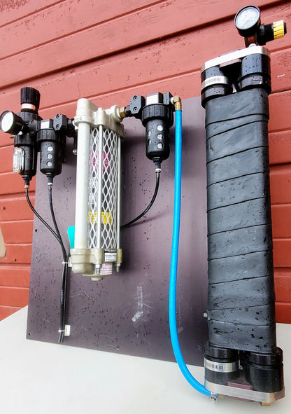 PNEUMATIC ADSORPTION DESSICATION DRYER DELTECH SCHRADER BELLOW AIR FILTER SYSTEM