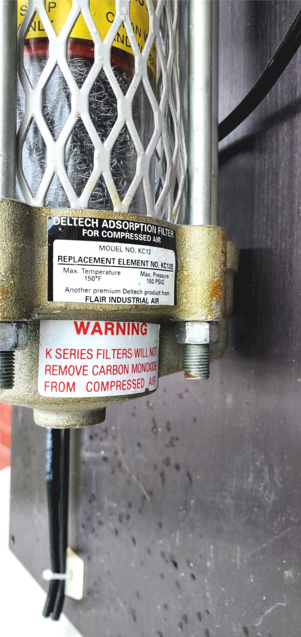 PNEUMATIC ADSORPTION DESSICATION DRYER DELTECH SCHRADER BELLOW AIR FILTER SYSTEM