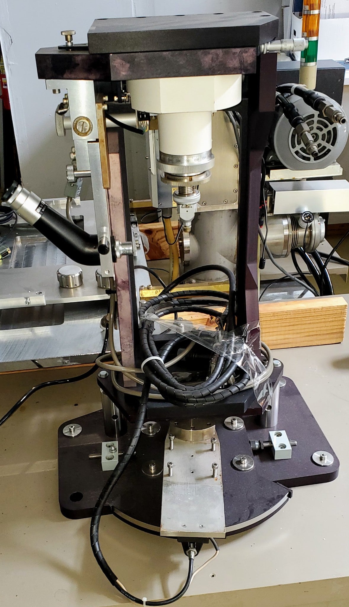 SINGLE AXIS HUBER GONIOMETER & MICROSCOPE MOUNT & CONTROL 90DAYWARRANTY FREESHIP