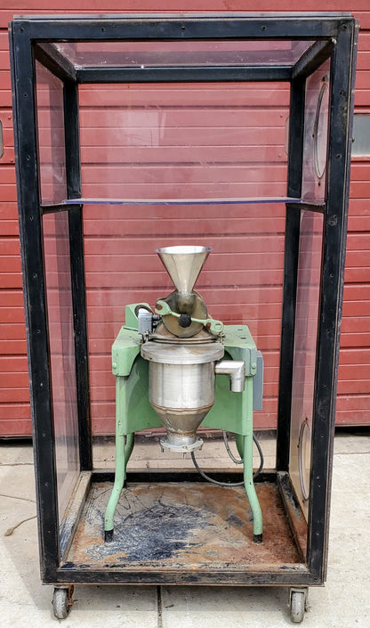 MIKRO CF 3PH PULVERIZER MILL BRONZE POWDER MACHINE w/SAFETYENCLOSURE WATCH VIDEO