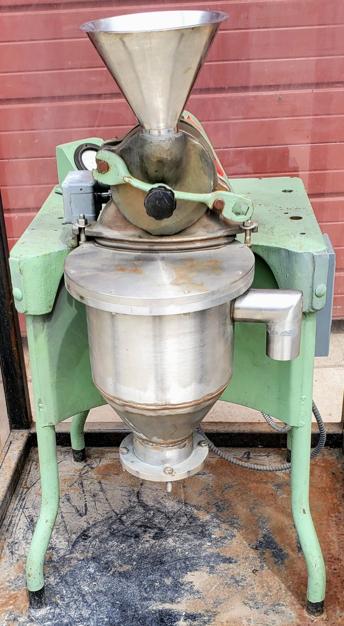MIKRO CF 3PH PULVERIZER MILL BRONZE POWDER MACHINE w/SAFETYENCLOSURE WATCH VIDEO