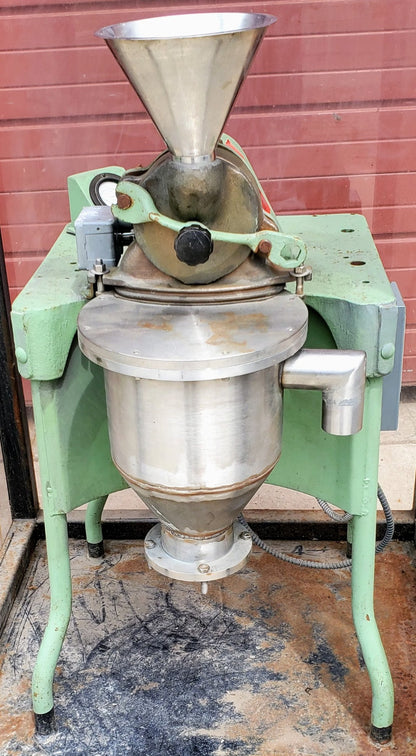 MIKRO CF 3PH PULVERIZER MILL BRONZE POWDER MACHINE w/SAFETYENCLOSURE WATCH VIDEO