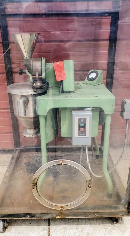 MIKRO CF 3PH PULVERIZER MILL BRONZE POWDER MACHINE w/SAFETYENCLOSURE WATCH VIDEO