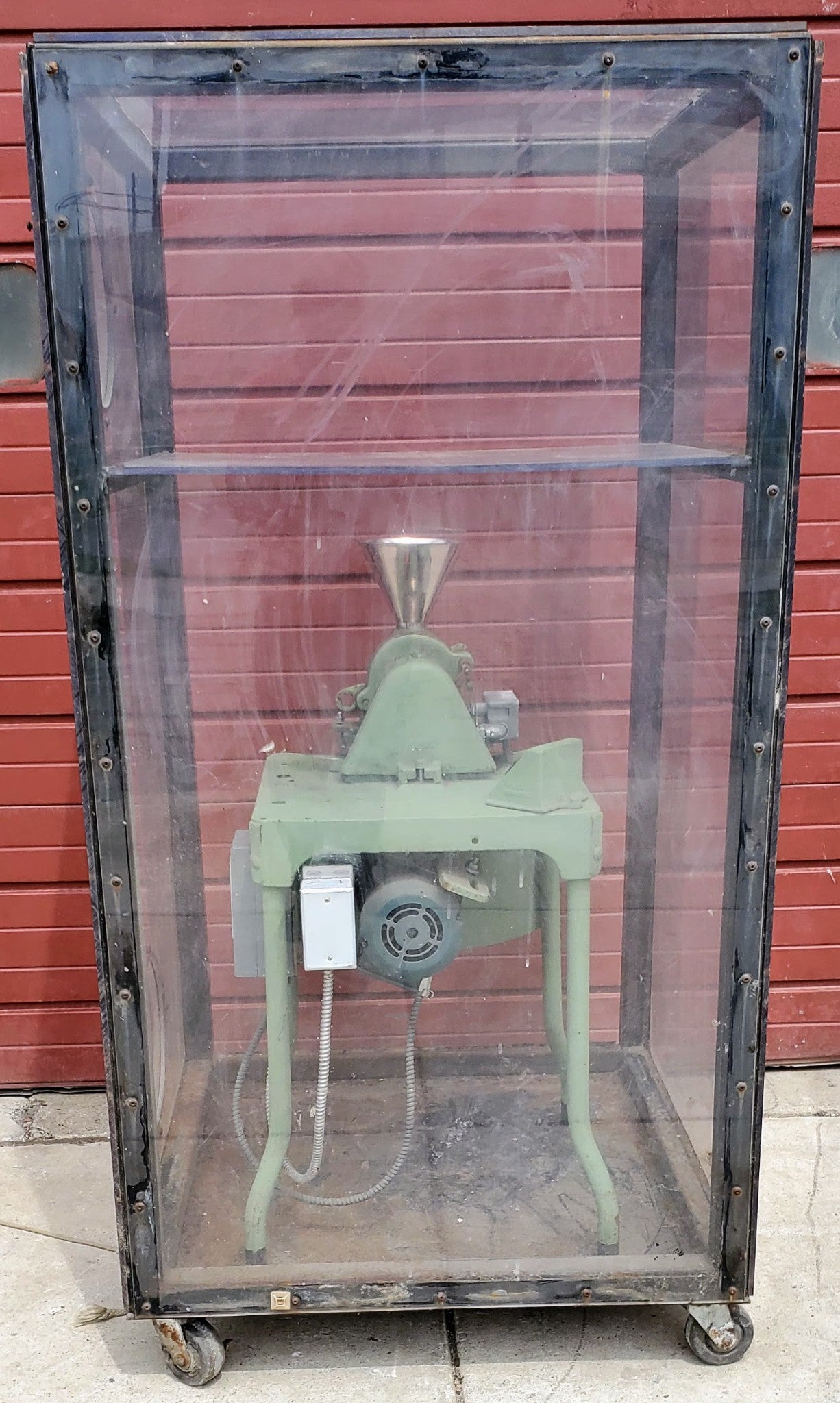 MIKRO CF 3PH PULVERIZER MILL BRONZE POWDER MACHINE w/SAFETYENCLOSURE WATCH VIDEO