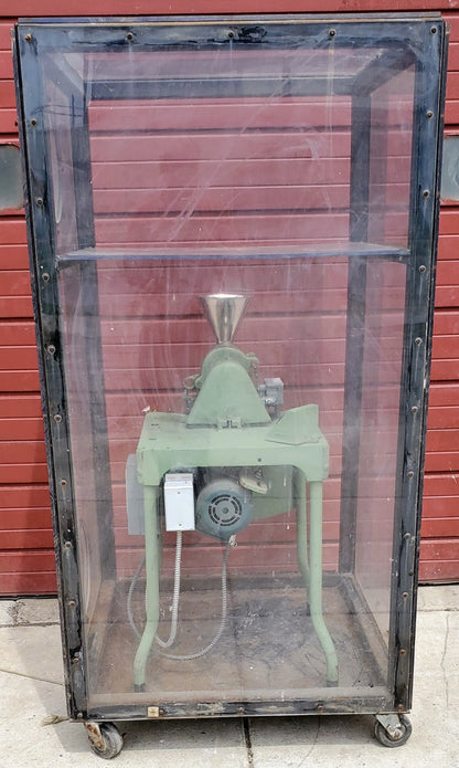 MIKRO CF 3PH PULVERIZER MILL BRONZE POWDER MACHINE w/SAFETYENCLOSURE WATCH VIDEO