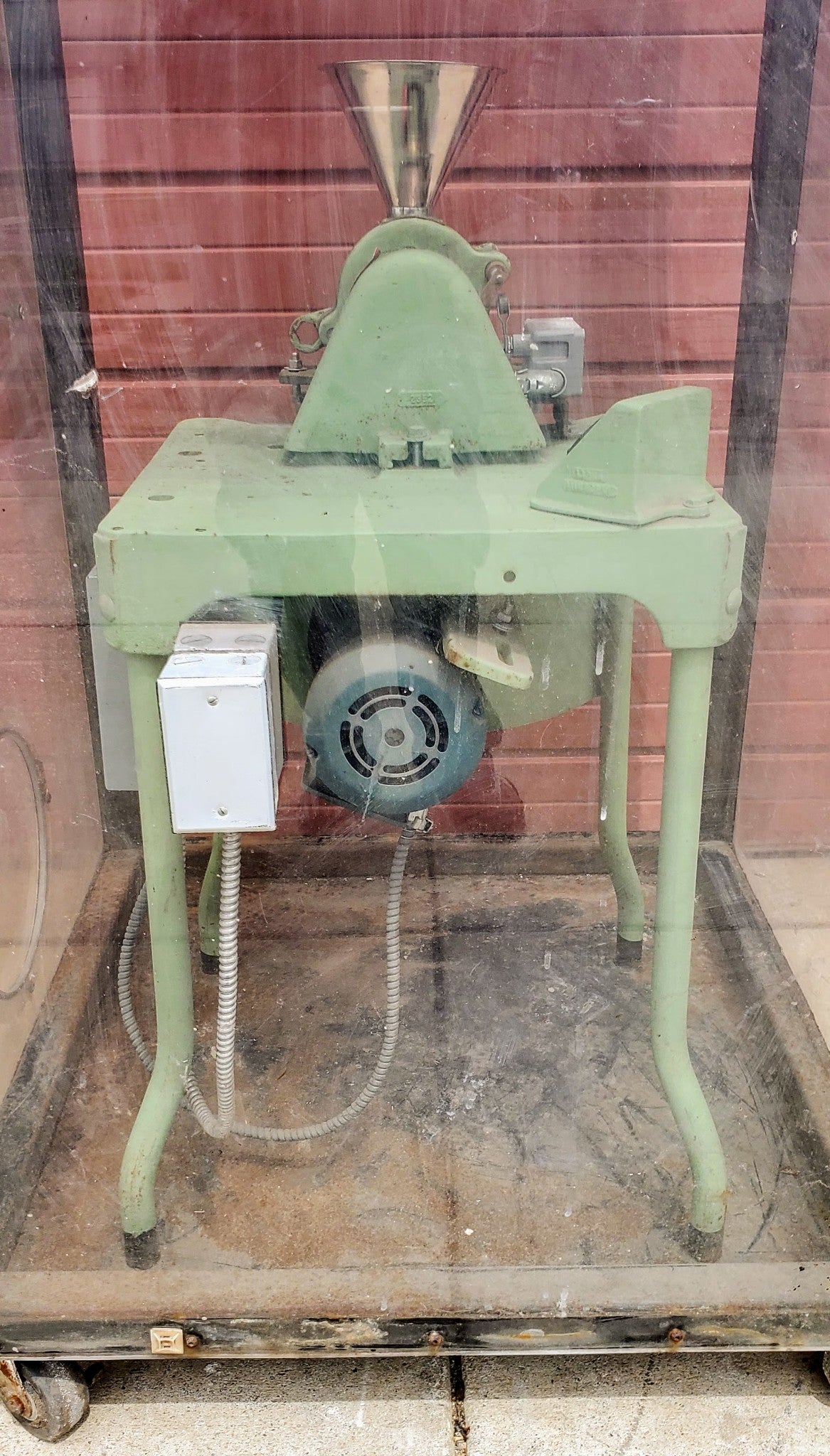 MIKRO CF 3PH PULVERIZER MILL BRONZE POWDER MACHINE w/SAFETYENCLOSURE WATCH VIDEO