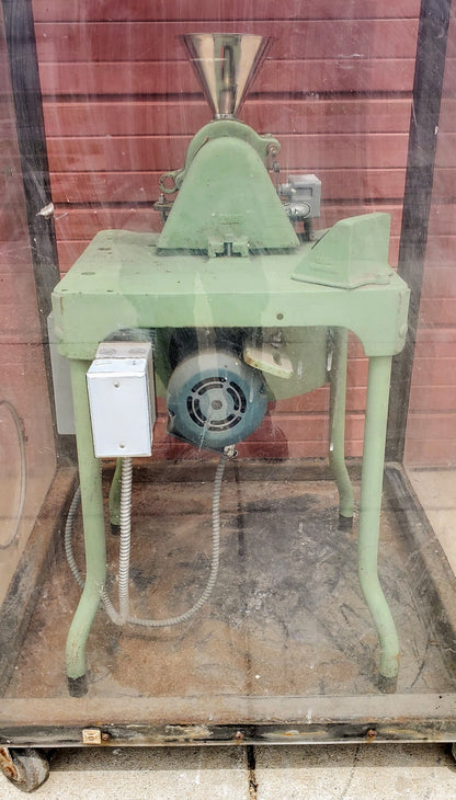 MIKRO CF 3PH PULVERIZER MILL BRONZE POWDER MACHINE w/SAFETYENCLOSURE WATCH VIDEO