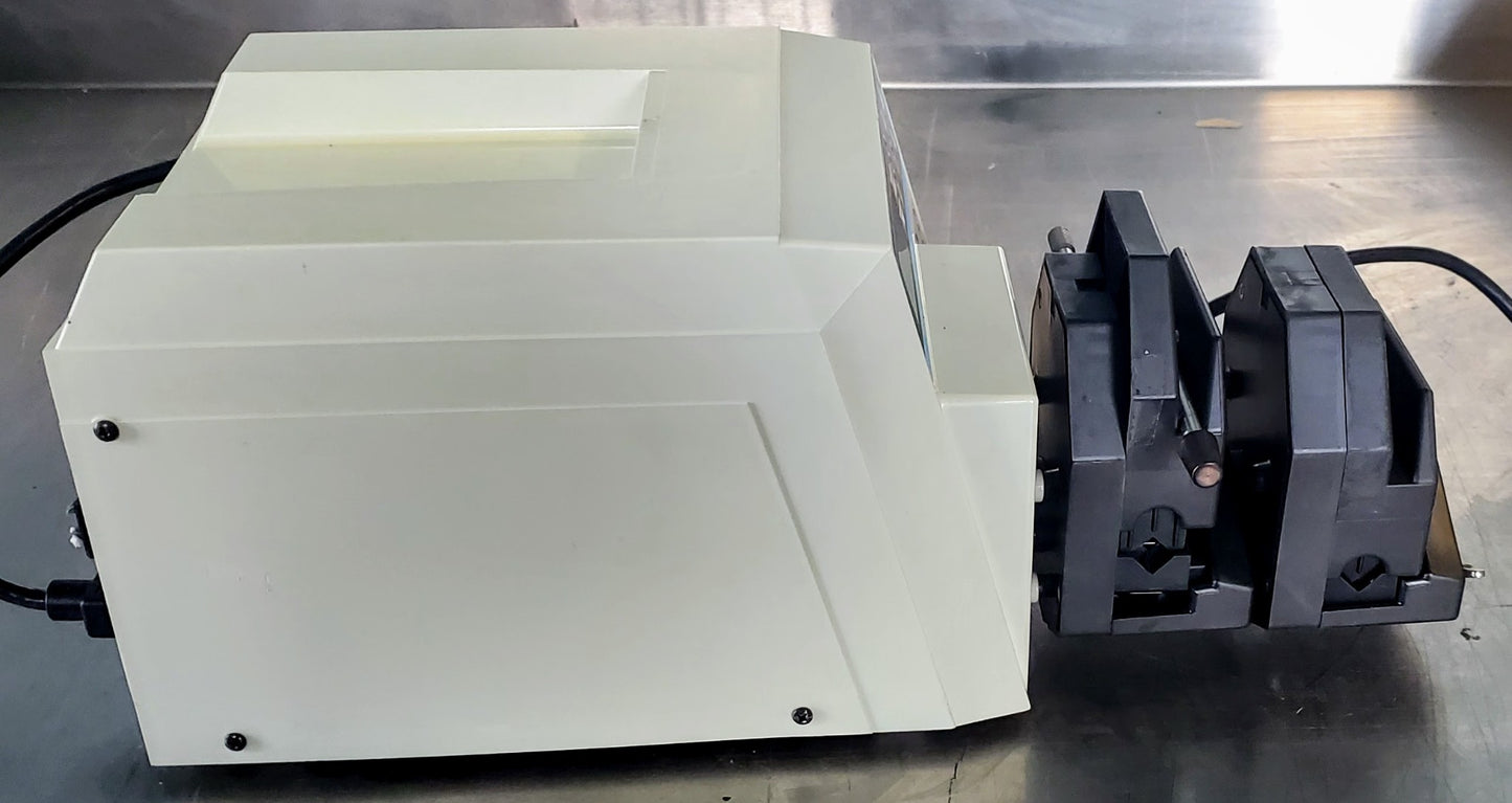 MASTERFLEX L/S EASY-LOAD II MODEL 77200-60 & 2 PUMP HEADS 90DAYWARRTY WATCHVIDEO