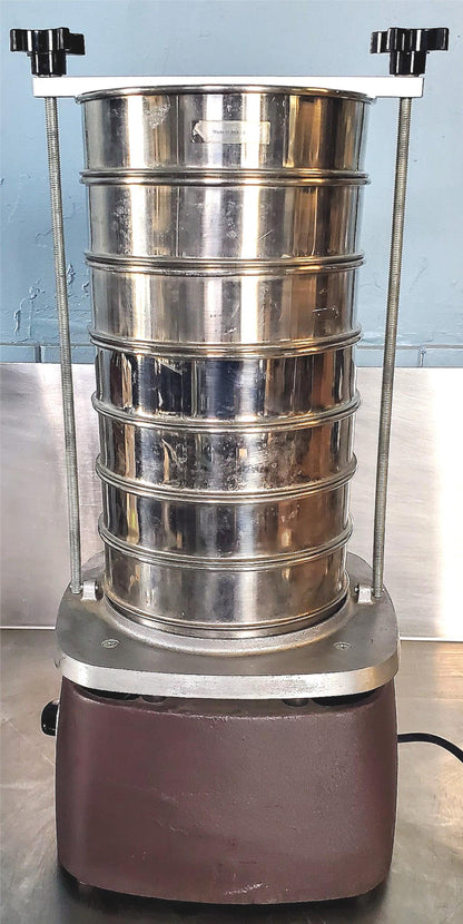CSC SIEVE SHAKER with 7 FISHER TYLER USA STANDARD 6 8 12 14 16 25 35 WATCH VIDEO