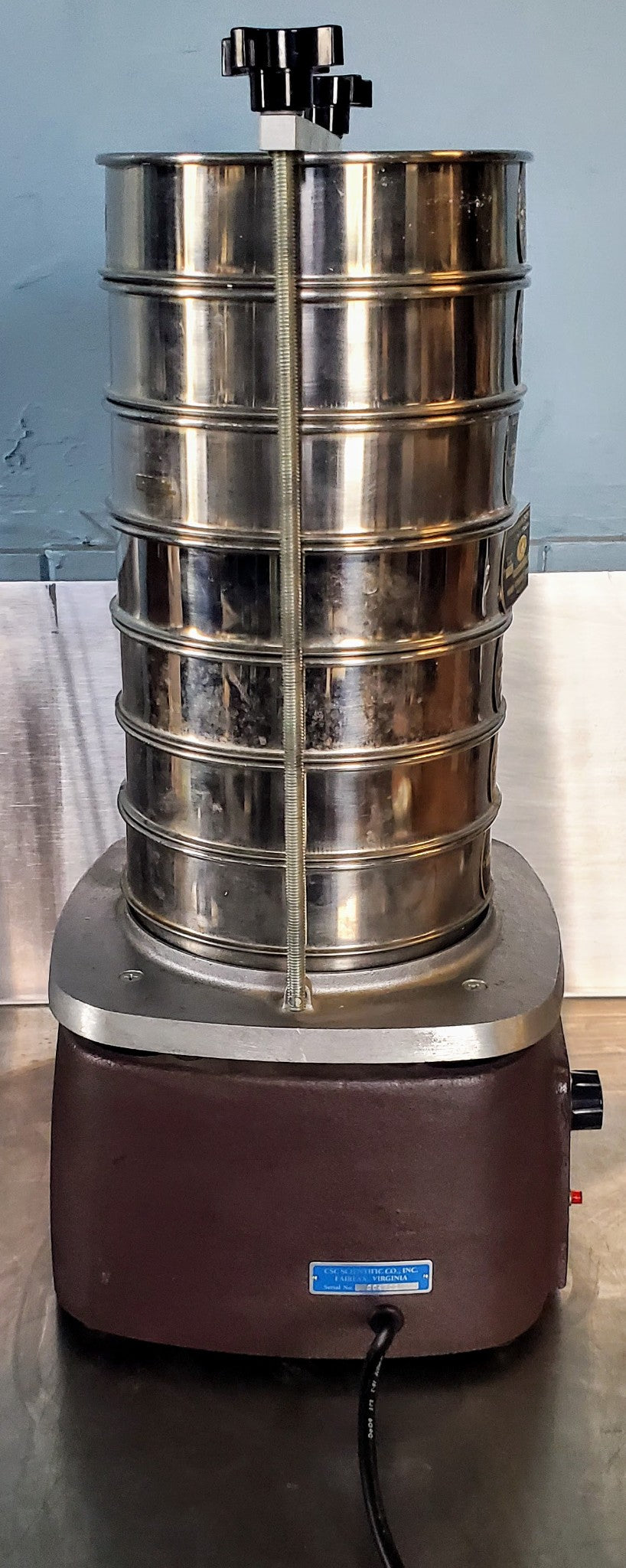 CSC SIEVE SHAKER with 7 FISHER TYLER USA STANDARD 6 8 12 14 16 25 35 WATCH VIDEO