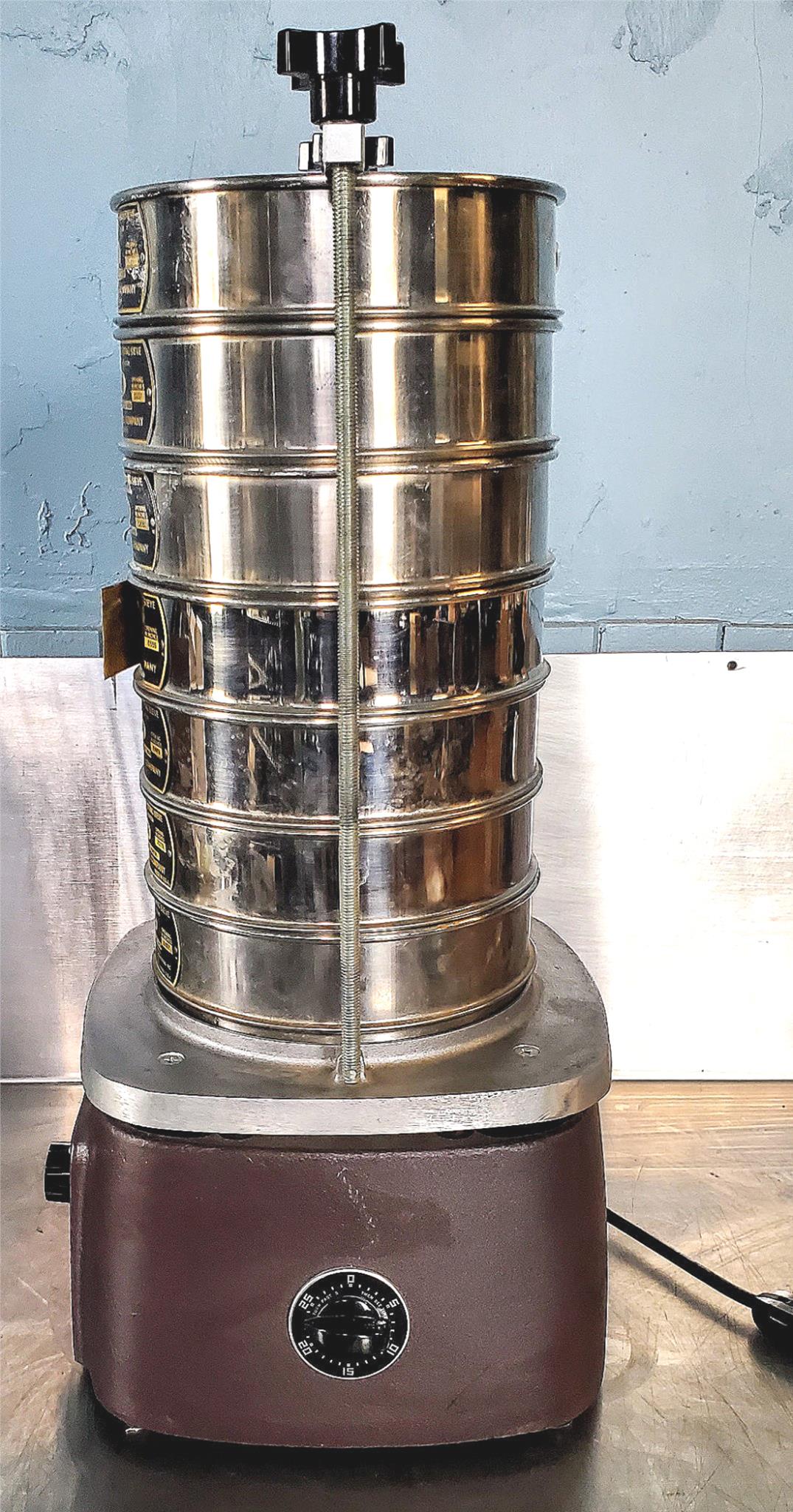 CSC SIEVE SHAKER with 7 FISHER TYLER USA STANDARD 6 8 12 14 16 25 35 WATCH VIDEO