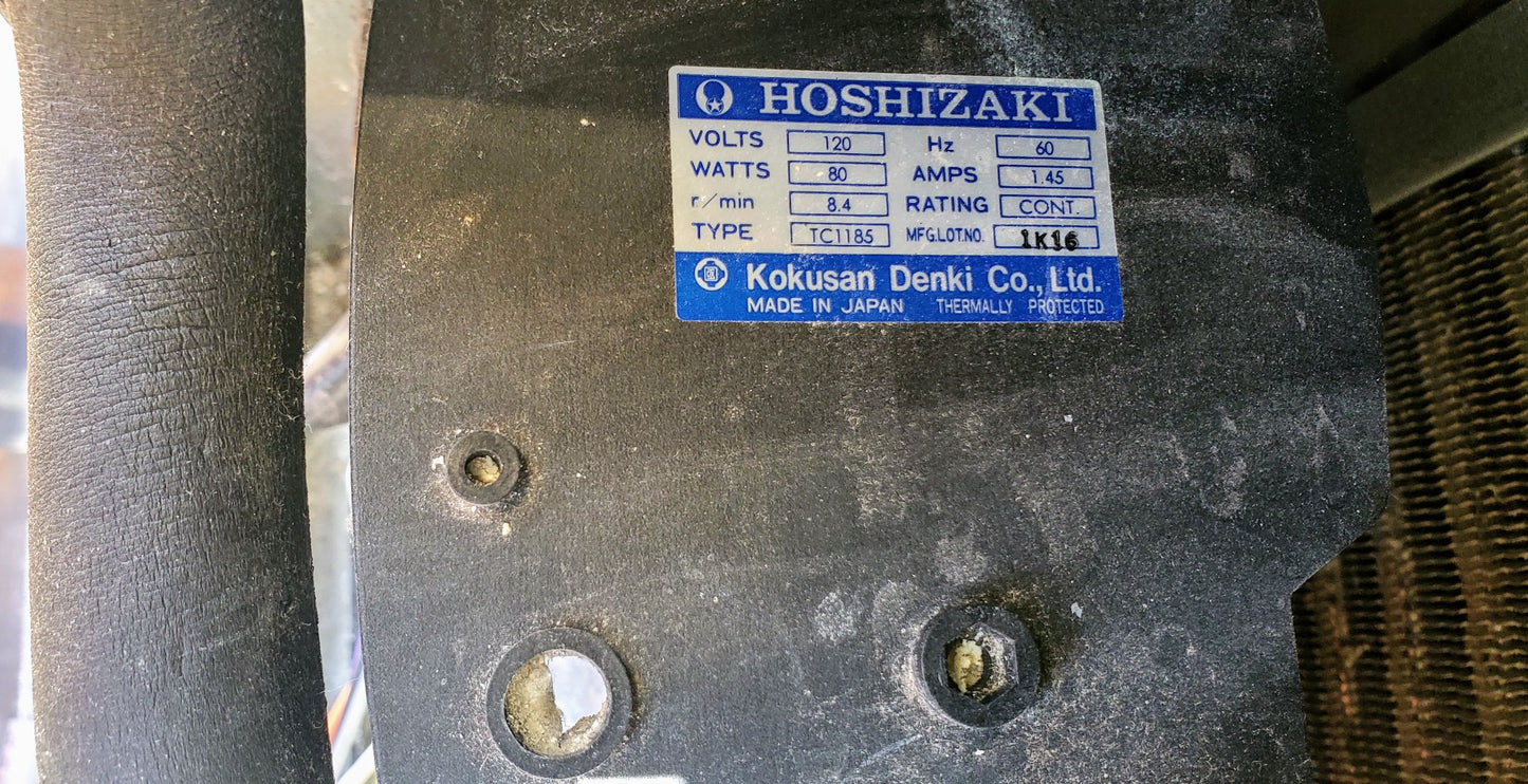 HOSHIZAKI DCM-270BAH 282lb/DAY Countertop Ice Water Dispenser AIR COOL FREE SHIP